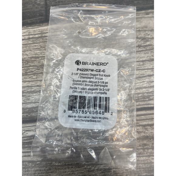 4 - Brainerd 2 1/8" Elegant Bail Cabinet Pull Champagne Bronze Finish Lot Of 3 - Picture 4 of 8